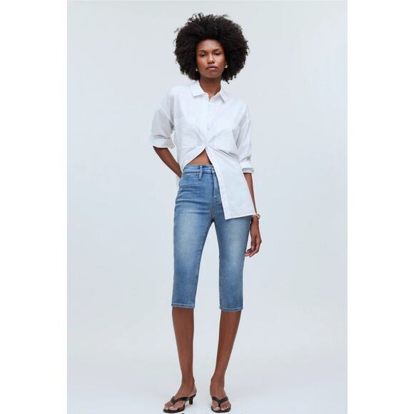 NWOT Madewell The 90s Capri Jean Cayer Wash Size 23